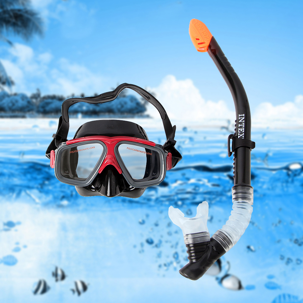 인텍스 스노클 세트 어린이 다이빙수경 물안경