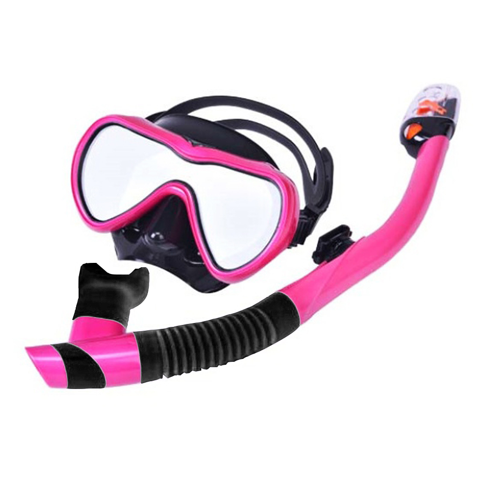 아로아 고급 스노쿨링 세트(핑크) 잠수경세트