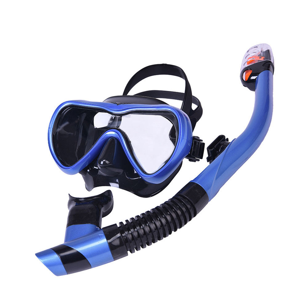 아로아 고급 스노쿨링 세트(다크블루) 잠수경세트