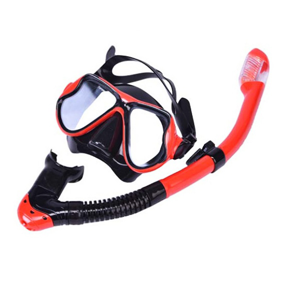 아로아 스노쿨링 세트(레드) 물놀이 잠수경세트