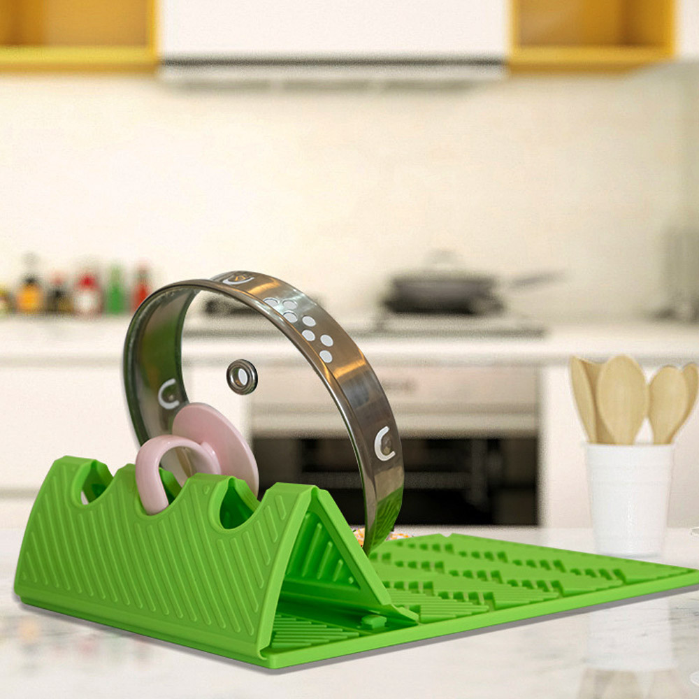 주방 조리도구 실리콘 드라잉매트 설거지 건조매트