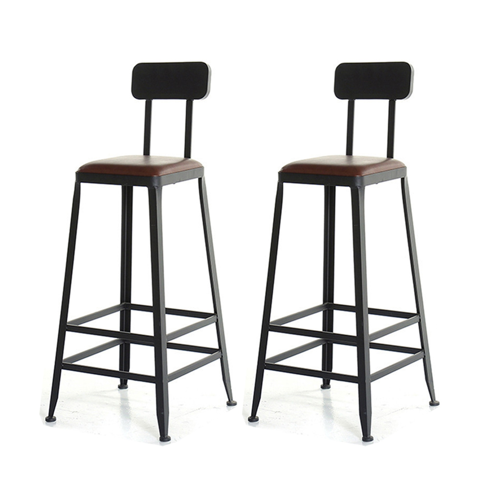 사각 스틸 바텐의자 75cm 2개