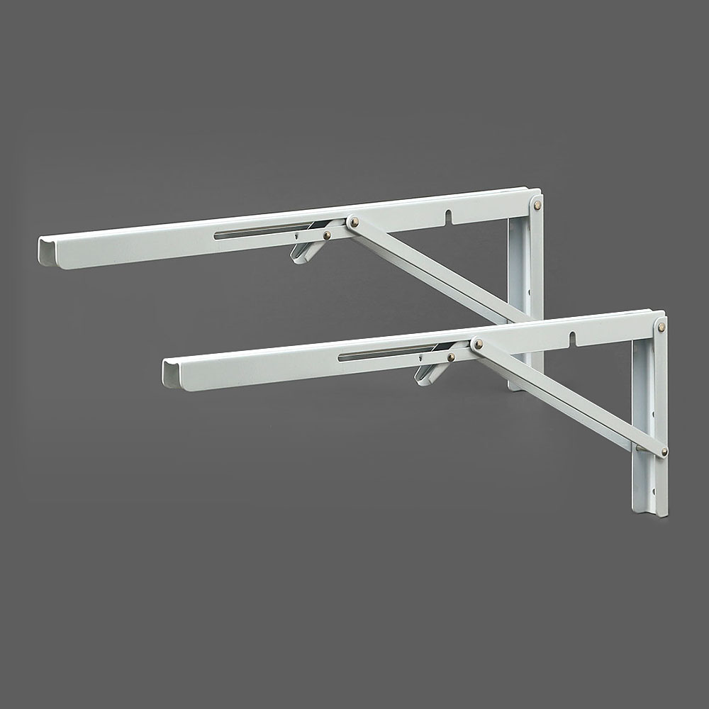 [영달철물] 벽고정 접이식 선반대 2p(50cm) 벽받침대