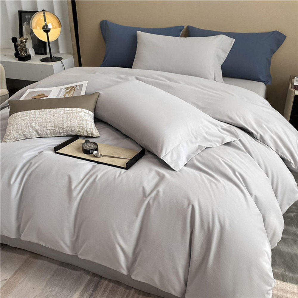 순면 침구 커버 세트 KLK (라이트 그레이)