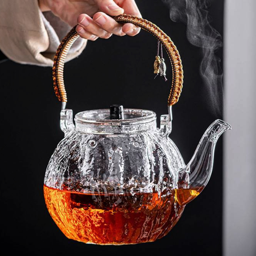 [로하티] 차앤 센스 내열유리 차주전자(1.3L) 티팟