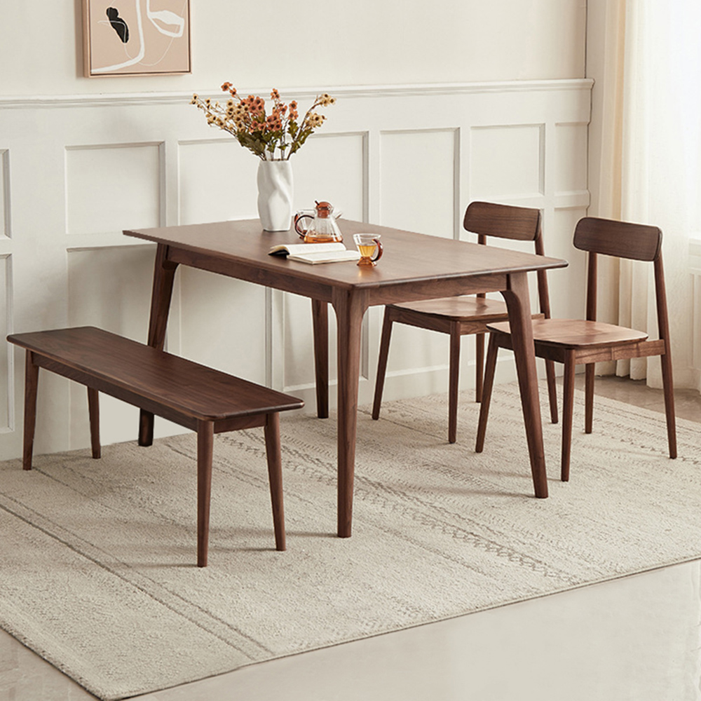 흑호두나무 식탁세트(A)