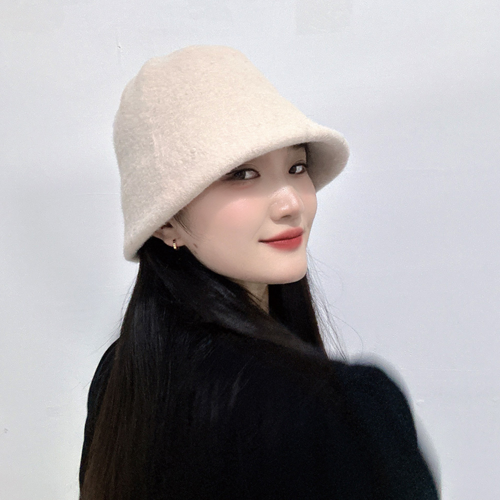 디아나 울 버킷햇(베이지) 겨울벙거지모자