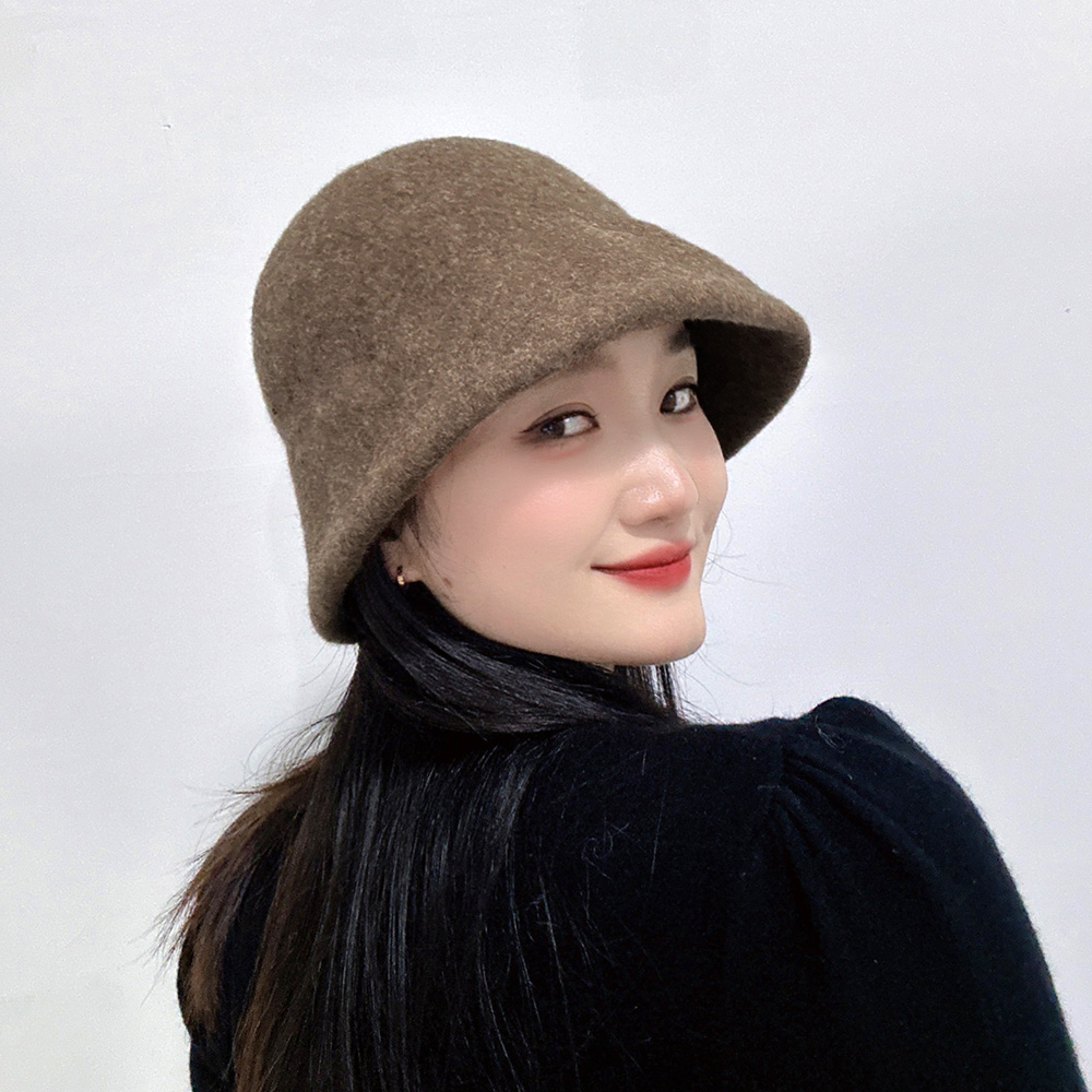 디아나 울 버킷햇(브라운) 벙거지