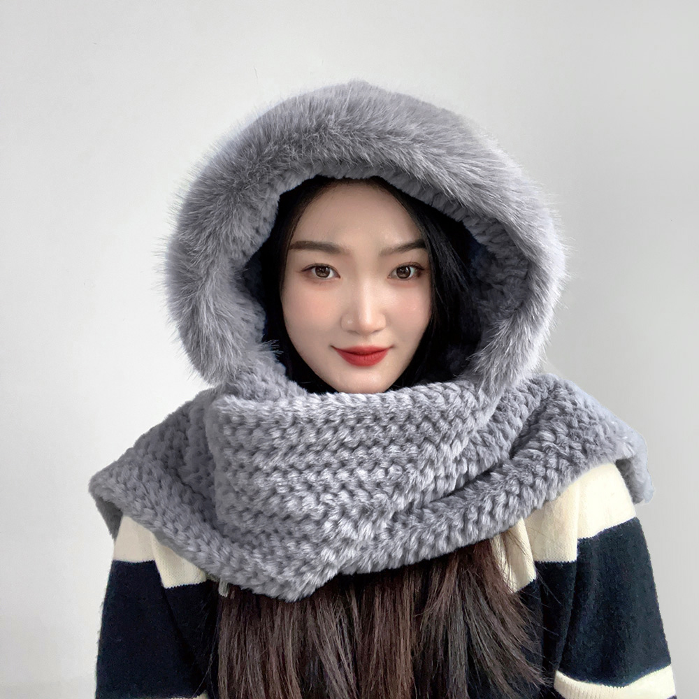 코지데잇 후드 머플러 후드목도리 겨울목도리
