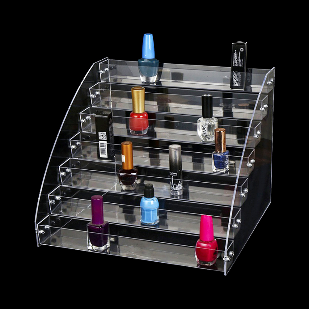 스탈리나 아크릴 7단 매니큐어 진열대 립스틱정리대